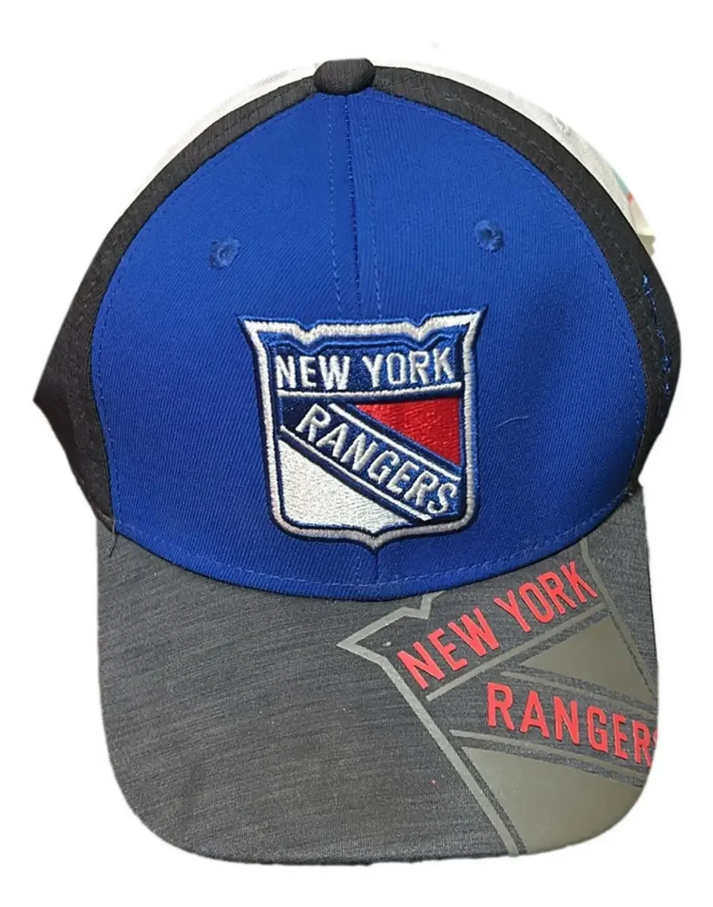 Reebok New York Rangers Center Ice Collection Hat Blue L/XL NHL Hockey